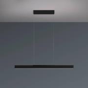 Bopp LED-Hängelampe Nano 2.0, Länge 100 cm, schwarz, Metall