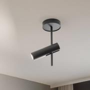 Deckenspot Leda 1, olivgrün, 1-flammig, Stahl, Höhe 34 cm