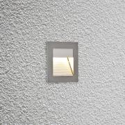 EVN P2140 LED-Wandeinbauleuchte, 3.000 K, alu