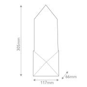 LED-Wandleuchte CAESAR, bronze, Höhe 31 cm, Metall/Alabster