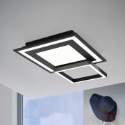 EGLO connect Savatarila-C LED-Deckenlampe schwarz