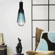 LED-Lampe E27 4W T100 2.000K Filament blau dim