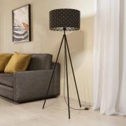 Stehleuchte Marasales aus Textil, Dreibein