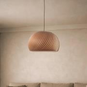 Hängeleuchte Janne, Buchenholz, Ø 53 cm, E27