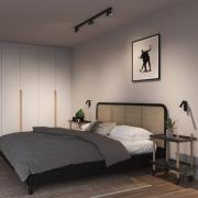 WEVER & DUCRÉ LED-Deckenstrahler Ceno 6.0, schwarz, 2.700 K