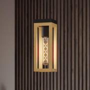 EGLO Nafferton Hängeleuchte aus Holz, einflammig