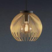 Hängeleuchte Venezuela, schwarz/gold, 1-flammig