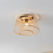 Deckenleuchte Hykeham, Ø 38 cm, natur, Bambus