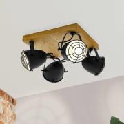 Deckenstrahler Gatebeck, quadratisch, 4-flammig