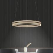 PURE LED-Hängeleuchte E-Loop bronze, Ø 70 cm, Aluminium, CCT