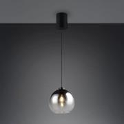 Hängeleuchte Liora, rauchgrau, Ø 25 cm, Glas, E27