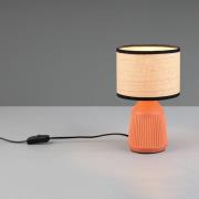 Tischlampe Formentera, terracotta/beige, 27cm Keramik/Papier