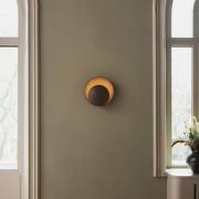 Globen Lighting Wandleuchte ORBIT, braun, Ø 30 cm, Stecker
