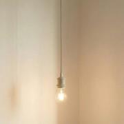 Lindby Pendelleuchte Hattie, Fassung E27, beige, Ø 5 cm