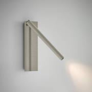 Bover LED-Wandleuchte Arid A/02 grau, Alu, 2.700 K