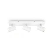 Deckenlampe Isil A, weiß, 3-flammig, Metall, drehbar