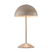Tischleuchte Zin, braun, Eisen, Höhe 35,5 cm, G9