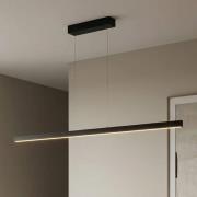 LED-Hängeleuchte Linda-132, schwarz, CCT, Gestensteuerung