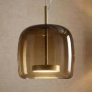 Pendellampe Jube SP 1 P aus Glas, braun