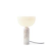 NEW WORKS Tischleuchte Kizu Large, beige, Marmor, E27
