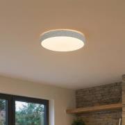 Lindby Smart LED-Deckenlampe Elmor Ø39cm grau RGB CCT Tuya