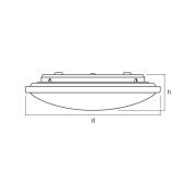OSRAM LED-Deckenleuchte ORBIS, Ø 41 cm, CCT, weiß