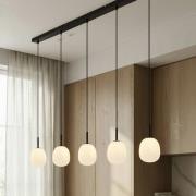 Lindby Pendelleuchte Etiena, 116 cm, 5-flammig, Glas, G9