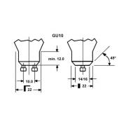 LED-Leuchtmittel SUPERIA RETRO ES50 GU10 4,8 W 965 475lm dim