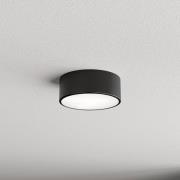 Deckenleuchte Cleo, Ø 20 cm, IP54, schwarz, Metall, E27