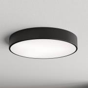Deckenleuchte Cleo, Ø 50 cm, IP54, schwarz, Metall, E27