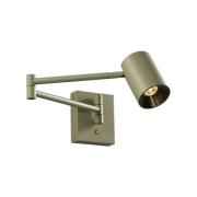 LED-Wandlampe Melina olivgrün Ausladung 55 cm Metall dimmbar