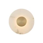 LED-Wandlampe Allison, goldfarben/weiß, Ø 30 cm, Metall