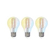 LUUMR Smart LED E27 A60 7W ZigBee Tuya Hue 3er-Set
