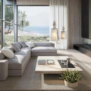 Karman Hängeleuchte Alibaglass Big, vernickelt, Ø 24 cm