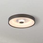 LED-Deckenlampe Polka, latte/weiß, Ø 38 cm, Eisen/Acryl