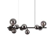 Ideal Lux Hängelampe Perlage Länge 81cm schwarz/schwarz 10fl