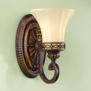 Wandleuchte Drawing Room, 1-flammig, braun/creme
