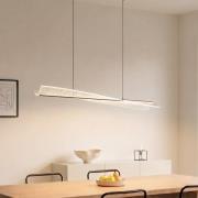 Lucande LED-Hängeleuchte Vellia, schwarz, Länge 112 cm, CCT
