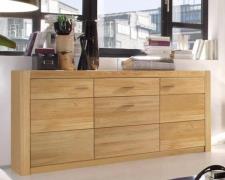 Sideboard 163cm HARTFORD Wildeiche / Asteiche massiv geölt