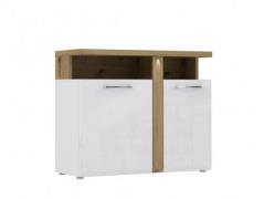 Sideboard 105cm TULUZA von Forte Weiss / Artisan Eiche