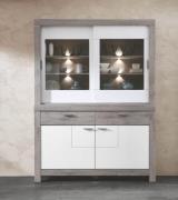 Buffetschrank 2-tlg 157cm inkl. LED-Beleuchtung GRANADA von Wohn-Conce...