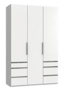 Drehtürenschrank 150 cm breit LEVEL36 A von WIMEX Weiß