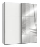 Schwebetürenschrank 2trg mit 1 Spiegel LEVEL36 A von WIMEX Weiß