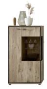 Vitrine links 2-trg 80cm RUBEN von Wohn-Concept Viking Oak Nature