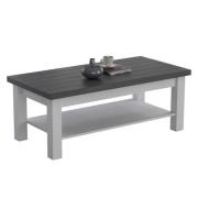 Miami Couchtisch 900-01 Kiefer massiv Weiss