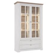 Highboardvitrine ILOPPA inkl. Beleuchtung von Forte Schneeeiche / Nels...