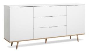 Sideboard GOETEBORG 51  von Finori Weiß / Sonoma Eiche