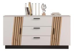 LINDA 084 Sideboard A4LN00084 von Forestdream Front: Weiss / Artisan E...