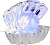 LED-Tischleuchte Shelly R57731106 Kunststoff Chrom mit Glitzerkugel Fa...