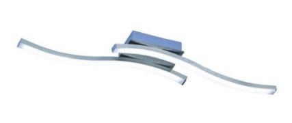 LED-Deckenleuchte ROUTE 2x5W LED von REALITY Leuchten R62472107 Hellgr...